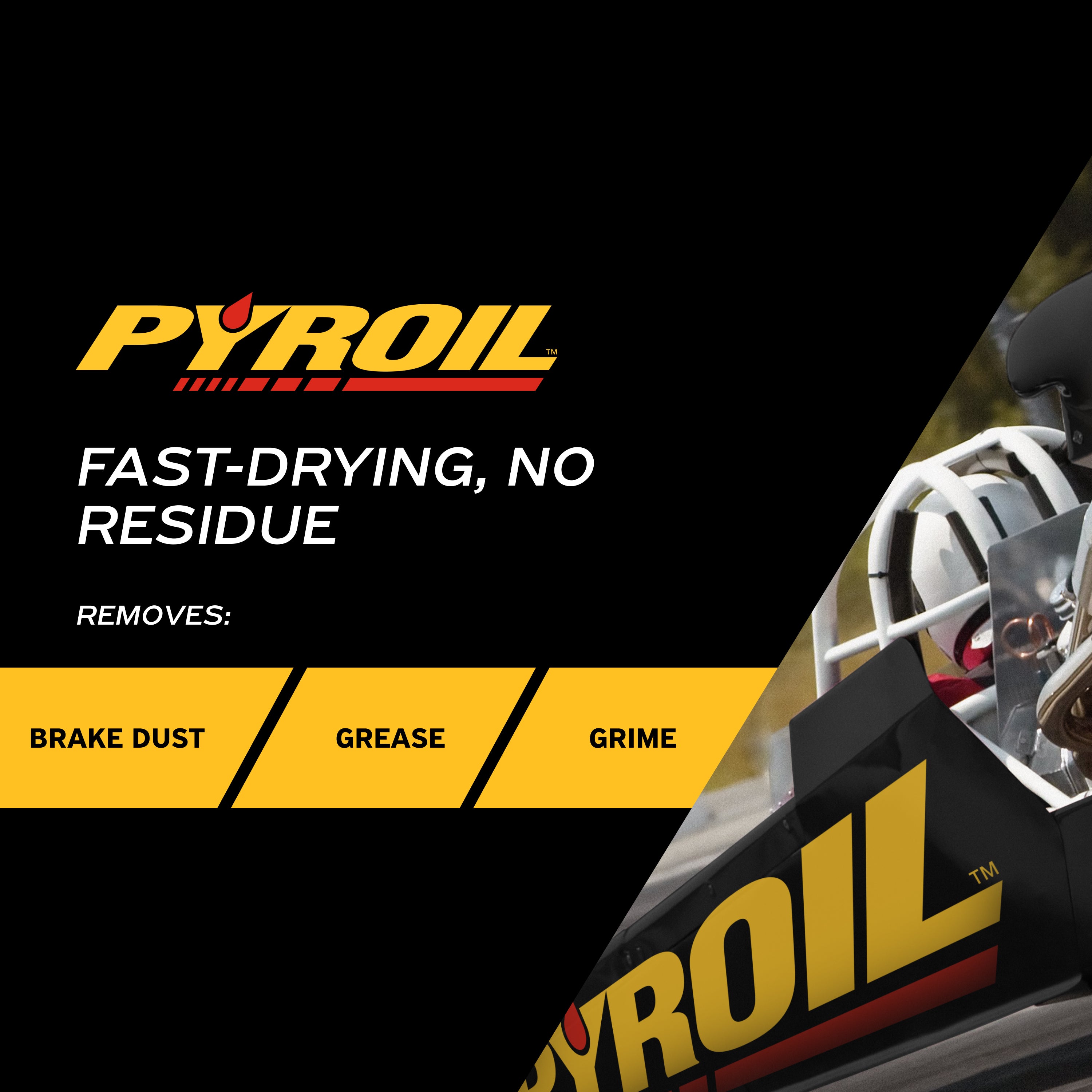Pyroil™ Non-Chlorinated Brake Parts Cleaner (No VOC, 50 State